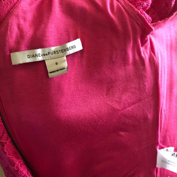 Diane Von Furstenberg Zarita Lace Sheath Dress - Picture 11 of 11